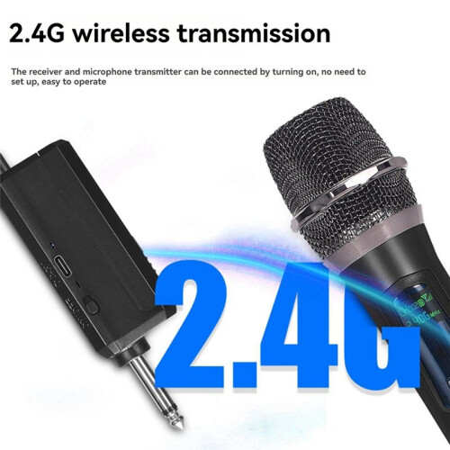 Wireless Microphone Handheld Professional Microphone Suitable for Singing, Party, Performance, Meeting Room, Home 2