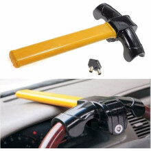Trava universal para volante de carro TOPTW com haste de segurança e 2 chaves.