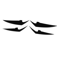 Auto Frontsplitter Glänzend Schwarz 4-teilig