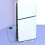 Support de Station D'Accueil pour PS5 Slim Console, Support Vertical pour Disque avec Couleur RVB Dazzle, Support Simple 4