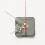 Silent Wall Clock Movement Mechanism, Jump Seconds, ABS Plastic 7