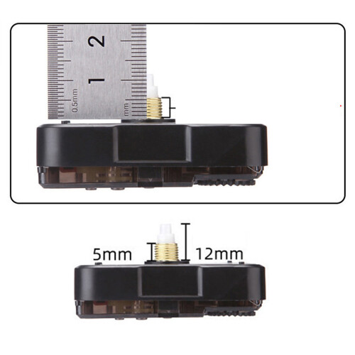 Silent Wall Clock Movement Mechanism, Jump Seconds, ABS Plastic 1