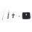 Silent Wall Clock Movement Mechanism, Jump Seconds, ABS Plastic 12