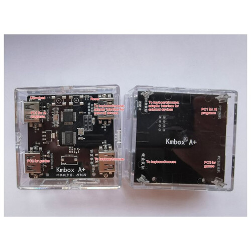 Kmbox A+ Keyboard Mouse Controller Keyboard Mouse  Suitable for AI DMA One-PC and Two-PC Modes 1