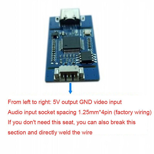 CVBS to USB Capture Analog Signal to Digital USB Camera Module CVBS to USB Module for Android Free Plug and  USB 2