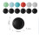 12PCS Replacement Joystick Caps for /OLED/LITE Game Console Repair Cap for Broken Joysticks Button Cap 8