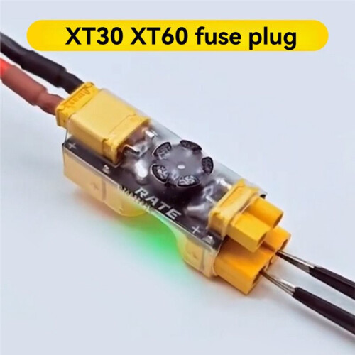 Drone Short-Circuit Protector XT30 XT60 Connector with Audible and Visual Alert for RC FPV Drone 1