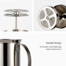 Stainless Steel Double Mesh Milk Creamer Milk Foam Mesh Coffee Foamer Manual Milk Coffee Latte Frothing Mug Cup