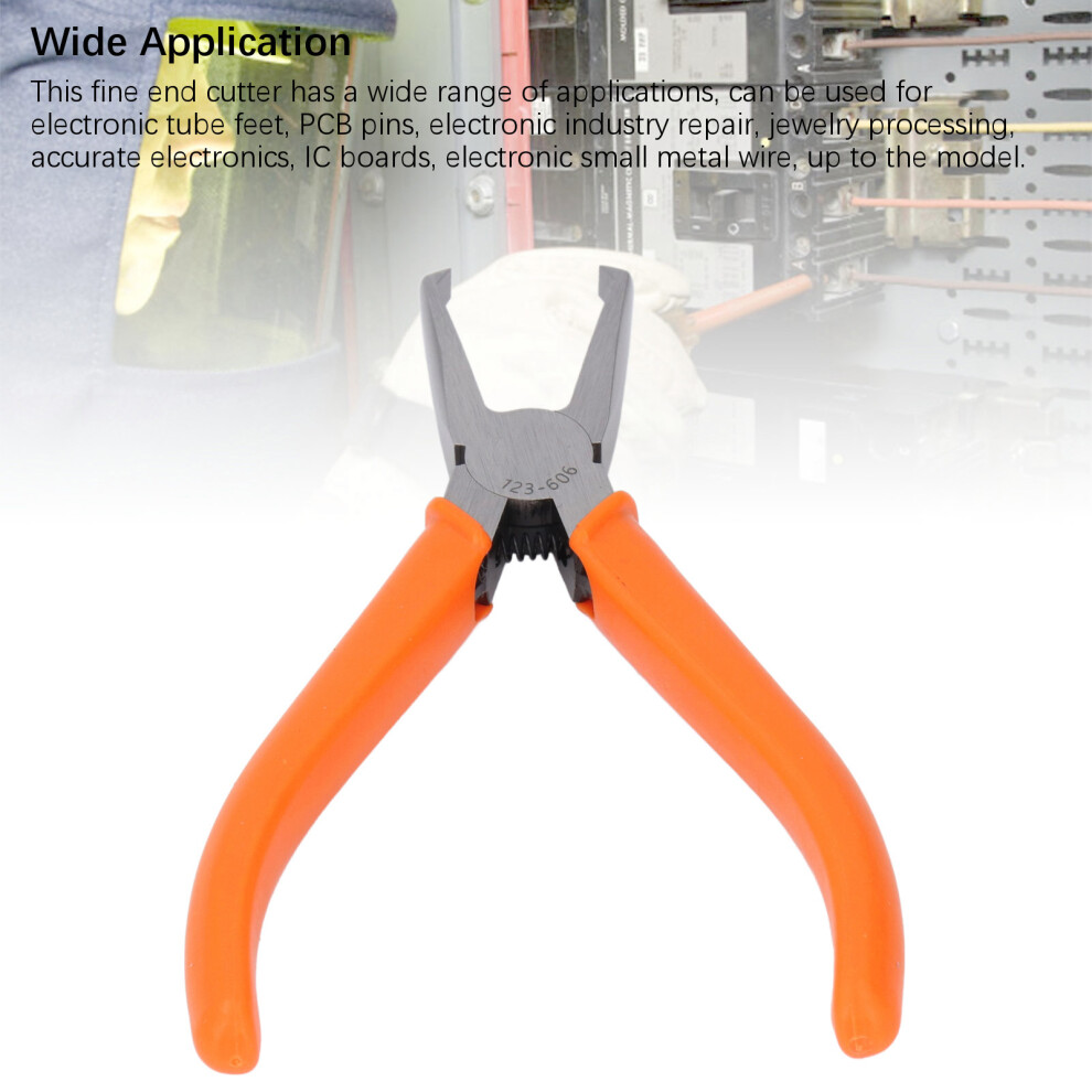 End Cutting Pliers 6mm Curved CrV Steel
