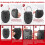 2pcs 4-Digit Combination Lock with 27.5 Inch Quickly Retractable Steel Cables Keyless Security for Bike,Ski, Stroller 4