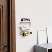 Bedside Shelf for Dorm Bed,Rv,Small Room and Nightstand,Wall Mounted Floating Shelves and Bedside Wall Organizer White