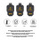 Silicone Protective Sleeve for  P2S Hotend Silicone Cover for Bambu P2S 3D Printer Accessories 8Pcs 4
