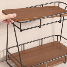 Bathroom Counter Organizer 2 Tier Cup Riser Stand Display Shelf Desktop Storage Rack for Perfumes Countertop Dorm