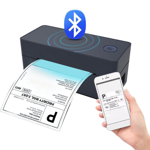 Wireless  Thermal Shipping Label Printer 4x6 Support for Android  IOS Windows - Shipping Label Printer EU 2