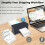 Wireless  Thermal Shipping Label Printer 4x6 Support for Android  IOS Windows - Shipping Label Printer EU 4