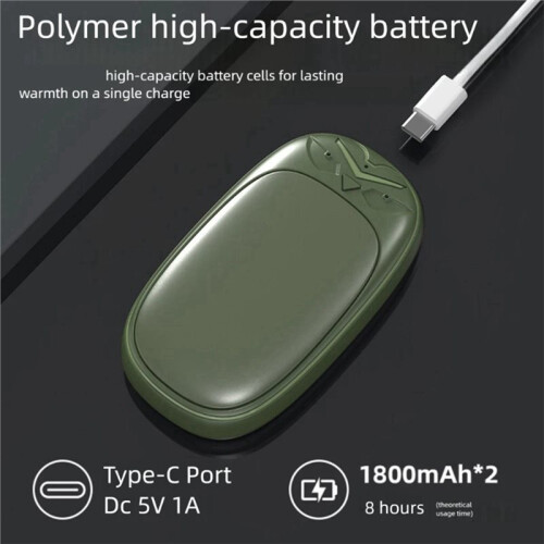 2-in-1 Magnetic Hand Warmer, Double-Sided Heating, USB Charging 1