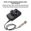 PG-951 Gitarrresonanspickup Resonansljudspickup för Gitarr Gitarrpickup-Kit för Klassisk och Folkgitarr 4
