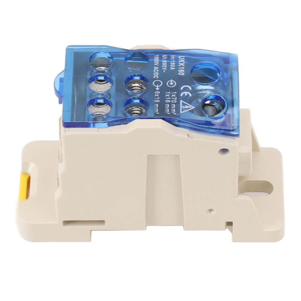 Din Rail Power Junction Box 1000V 160A Electrical Terminal Connector 4961389683092