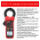 UNIT UT251C+Current Leakage Clamp Meter Pliers Ammeter Digital Professional AC Current Leak Tester 6