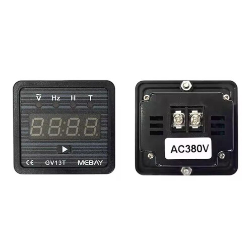 MEBAY 1PCS GV13T  Generator Digital Display Instrument Voltmeter Frequency Hour Test Panel Meter 380V 1