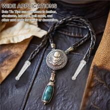 Bolo Tie Tips, Bolo Tie Supplies Replacement Cord End Caps for DIY Crafts Clothes Decor Jewelry Findings, Baroque Style