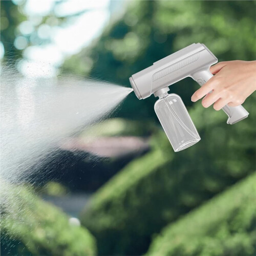 Automatic Electric Spray Bottle Atomizing Spray with Rotating Nozzle for Indoor and Outdoor Use 1