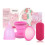 Weibliche Silikon-Kollapsbare Menstruationscup und Disc-Set, Rosa, 25 ml 2