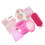 Weibliche Silikon-Kollapsbare Menstruationscup und Disc-Set, Rosa, 25 ml 4