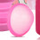 Weibliche Silikon-Kollapsbare Menstruationscup und Disc-Set, Rosa, 25 ml 5