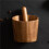 Knock the Slag Bucket Coffee Grounds Knock Box Ground Coffee Container Solid Wood Knocking Tank Coffe Accessories Tools 4