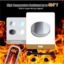 6Pack Silicone Magnets for Airfryer Baking Paper, Magnets Prevents Slipping and Burning, Airfryer Accessories