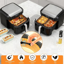 8PCS Air Fryer Magnet Silicone Buckle for Holding Down Air Fryer Parchment Paper Liners