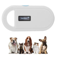 653443 1000mAh ABS Lector de microchips para mascotas 13cm Negro