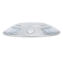 Luce solare da banchina 12 LED 800 mAh 299 g Argento-Blu