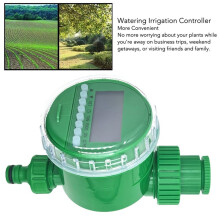 LCD Display Electronic Garden Watering Timer Automatic Irrigation Intelligence Valve Watering Control Device No Battery