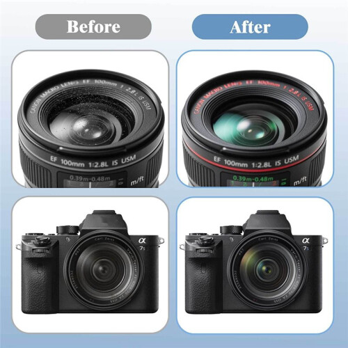 Comprehensive Camera Lens Cleaning Kit for DSLR & Mirrorless - ,  - Includes Tools & Bag