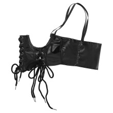 Modischer Underbust Taillengürtel Faux Leder