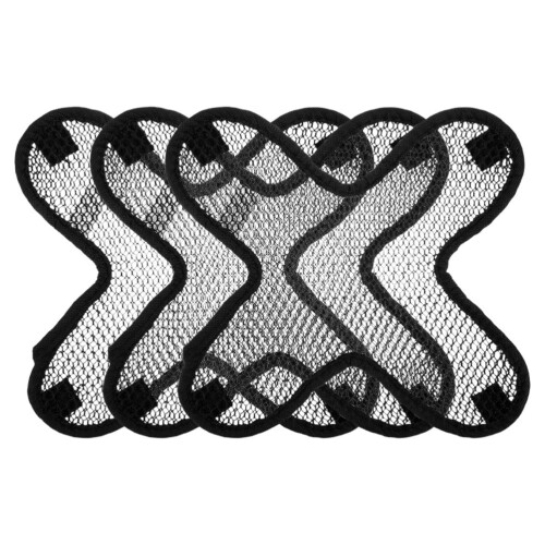 3Stk Kühlendes Helmfutter 3D Netz Schwarz Schweißabsorbierend Leicht