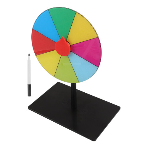 8-Segment Kunststoff Preisrad Bunt Tischglücksspiel Gewinnrad