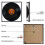 Conjunto de 4 Molduras para Discos de Vinil 12,5x12,5 Polegadas com Acabamento Brilhante - Perfeitas para Capas de LPs de Vinil 3