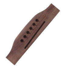 2Pcs Wooden Guitar Bridge Replacement for Acoustic Folk Guitar Repair