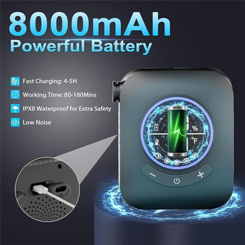 Camping Shower 3.7V 8000mAh Rechargeable Camp Shower 2