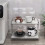 Bathroom Cosmetic Storage Rack, Double-Layer Desktop Dressing Table Shelf, Bedroom Storage and Organization Rack. 3