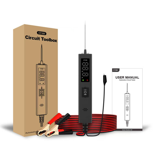 Digital Car Circuit Tester 0-80V, 4m Cable, Size 154mm 2