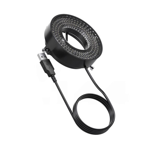 Mechanic 144 LED Stereo Microscope Ring Light Lamp Brightness Adjustable USB LED  for PCB Soldering Repair