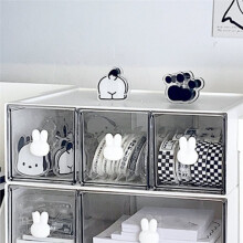 Handle Combination Drawer Box Stationery Organizer Desktop Student Multi-Compartment Drawer Pencil Cabinet