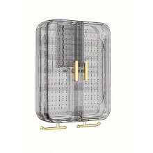 Jewelry Storage Box Large Capacity Wall-Mounted Earrings Necklace Earrings Jewelry Box High-End Exquisite Jewelry Rack