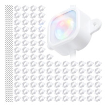 100Pcs Light Clips for H706, Mounting Brackets for H706 Pro Permanent Outdoor Lights Extension Holder