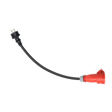 16A 3 Phase 11KW Portable EV Charger Schuko Plug to CEE Red Power Female Plug Socket Adapter Connect EU Plug