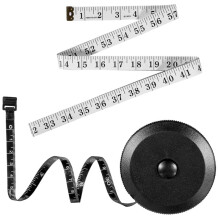 2 Pack Tape Measure 60-Inch Soft Measuring Tape for Body Flexible Retractable Double Scale Ruler for Body Sewing Tailor